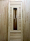 Дверь из липы наборная, стекло 60 x 600 x 1900